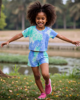 <img src="Blue-Green-Tie-Dye-Short-Sleeve-Top-Shorts-Rockin-Wonder.jpg" alt="Blue Green Tie-Dye Short Sleeve Top Shorts Rockin Wonder" loading="lazy">