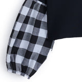 <img src="Black-White-Plaid-Sleeves-Contrast-Crop-Tunic-Rockin-Wonder.jpg" alt="Black White Plaid Sleeves Contrast Crop Tunic Rockin Wonder" loading="lazy">