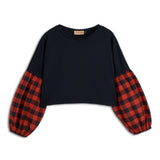 <img src="Black-Red-Plaid-Sleeves-Contrast-Crop-Tunic-Rockin-Wonder.jpg" alt="Black Red Plaid Sleeves Contrast Crop Tunic Rockin Wonder" loading="lazy">