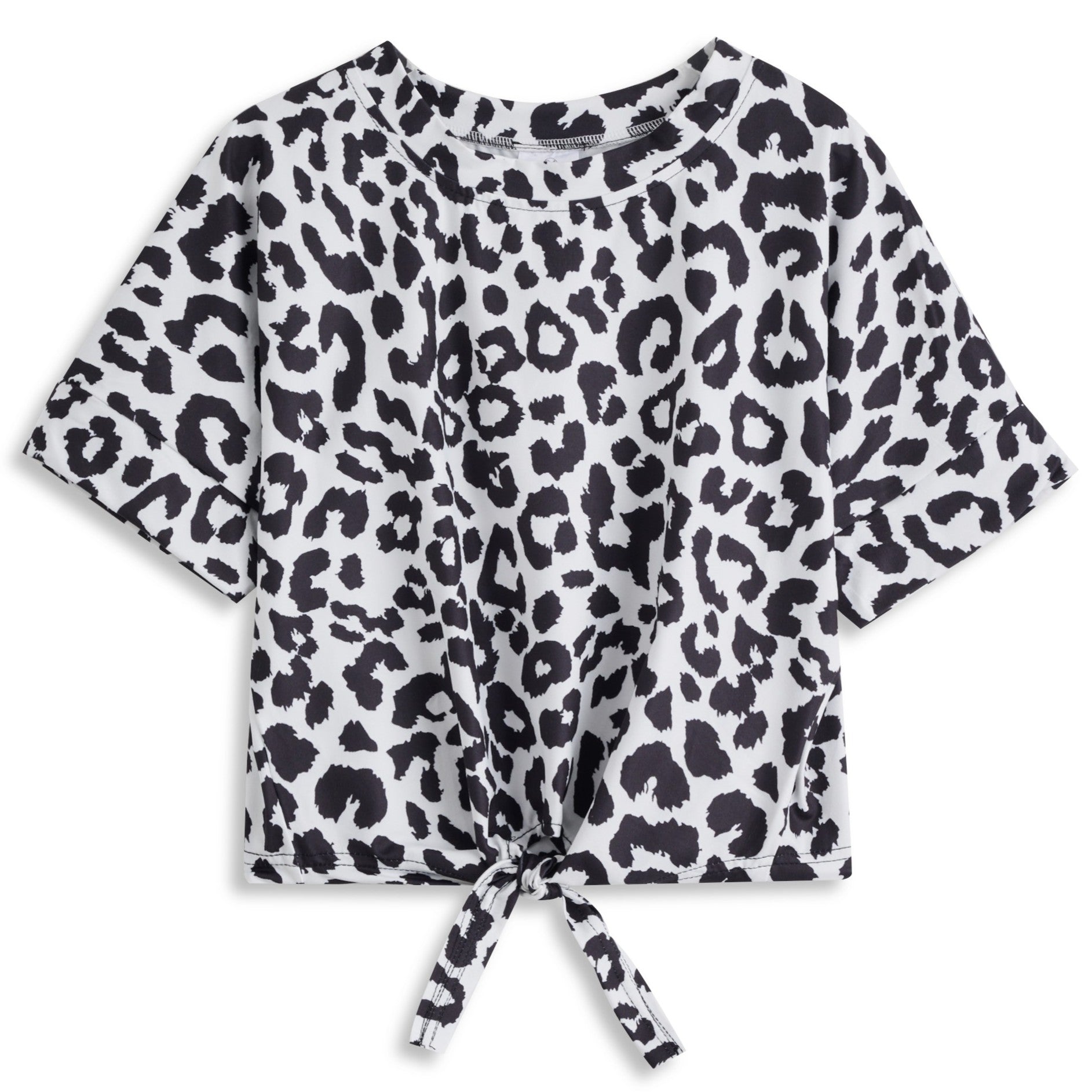 <img src="White-Black-Prints-Short-Sleeve-Tie-Front-Tunic-Rockin-Wonder.jpg" alt="White Black Prints Short Sleeve Tie Front Tunic Rockin Wonder" loading="lazy">