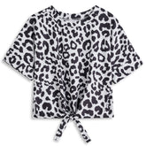 <img src="White-Black-Prints-Short-Sleeve-Tie-Front-Tunic-Rockin-Wonder.jpg" alt="White Black Prints Short Sleeve Tie Front Tunic Rockin Wonder" loading="lazy">