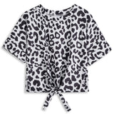 <img src="White-Black-Prints-Short-Sleeve-Tie-Front-Tunic-Rockin-Wonder.jpg" alt="White Black Prints Short Sleeve Tie Front Tunic Rockin Wonder" loading="lazy">