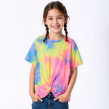 <img src="Blue-Yellow-Pink-Tie-Dye-Short-Sleeve-Twist-Front-Tunic-Rockin-Wonder.jpg" alt="Blue Yellow Pink Tie-Dye Short Sleeve Twist Front Tunic Rockin Wonder" loading="lazy">