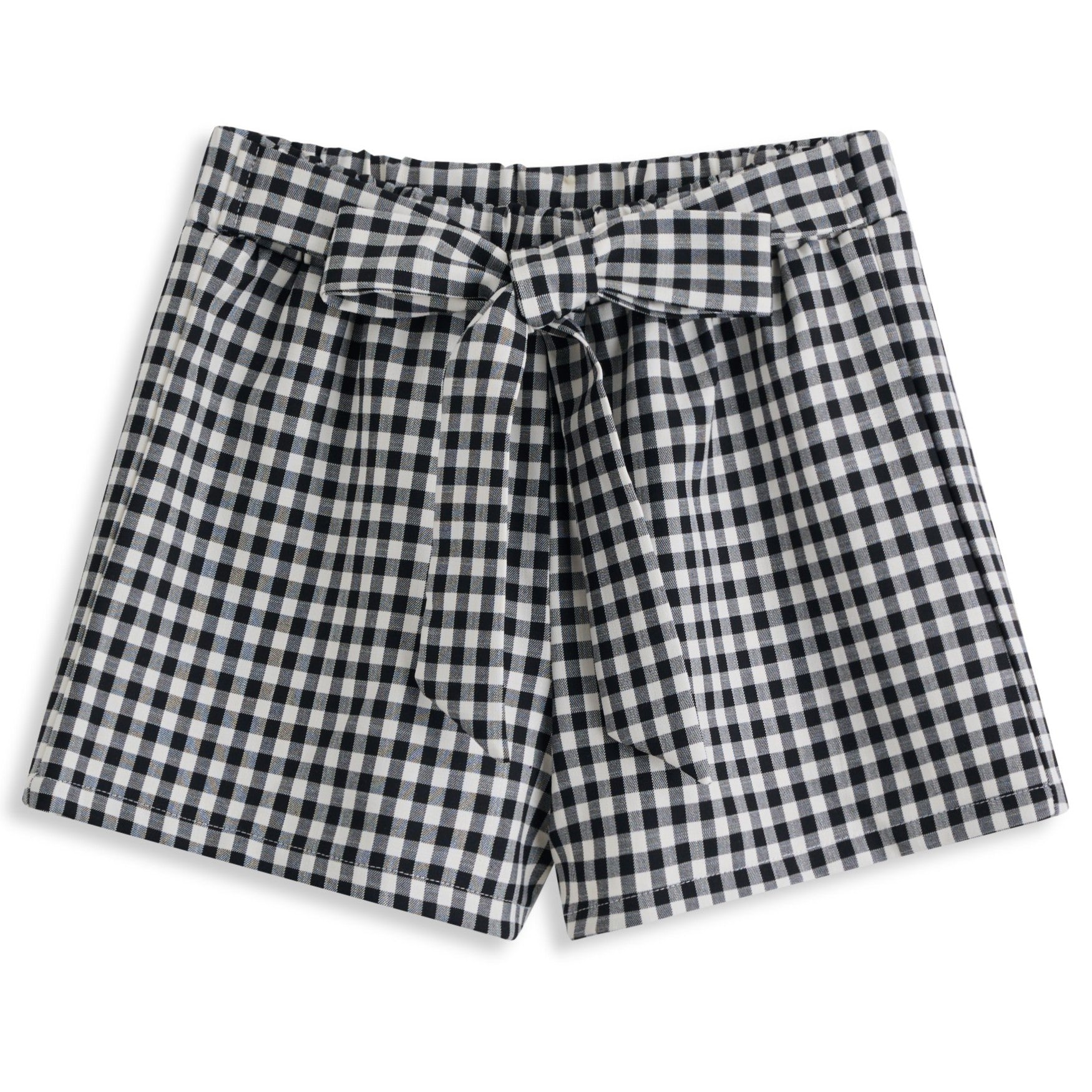 <img src="Black-White-Gingham-Tie-Front-Shorts-Rockin-Wonder.jpg" alt="Black White Gingham Tie Front Shorts Rockin Wonder" loading="lazy">
