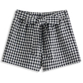 <img src="Black-White-Gingham-Tie-Front-Shorts-Rockin-Wonder.jpg" alt="Black White Gingham Tie Front Shorts Rockin Wonder" loading="lazy">