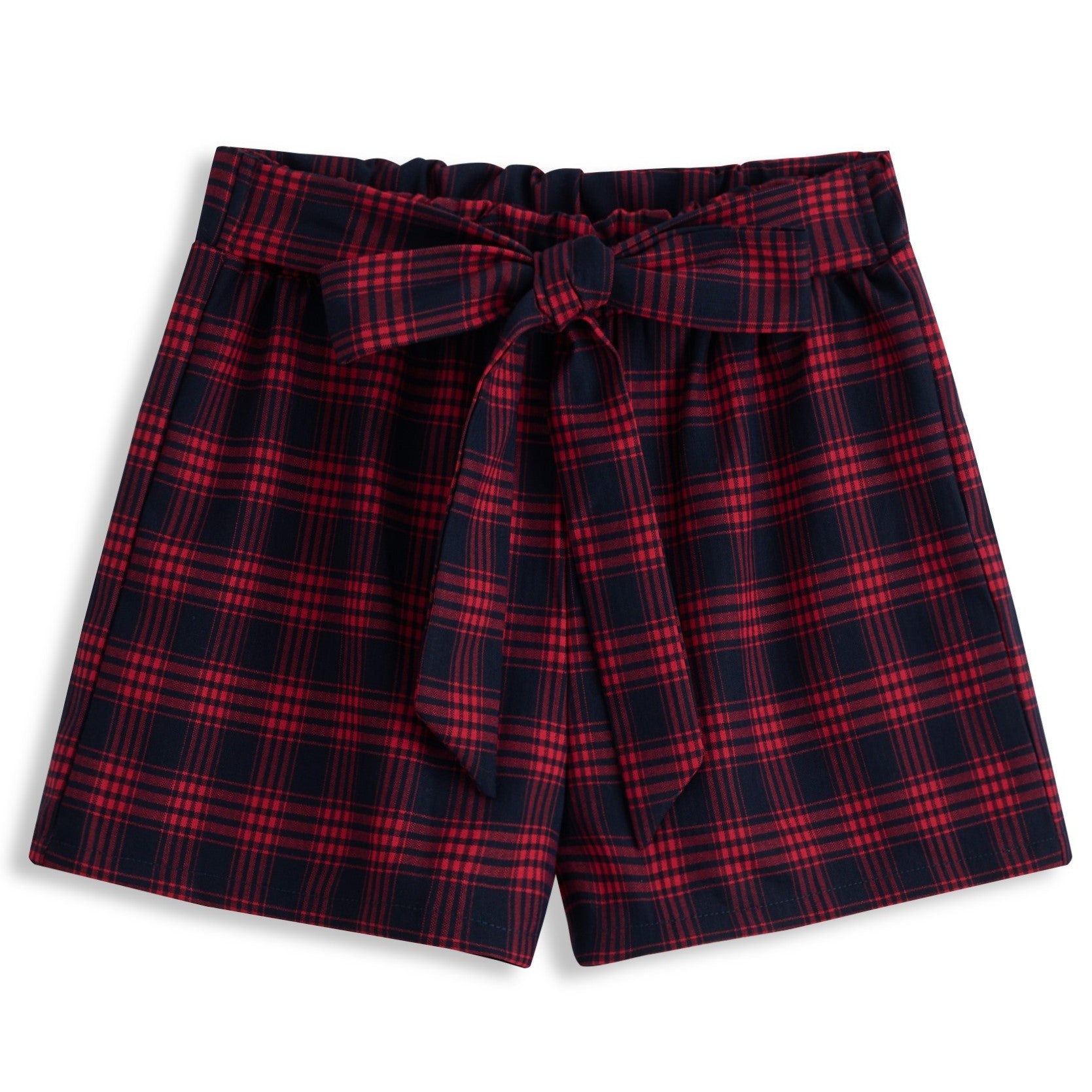 <img src="Navy-Red-Plaid-Tie-Front-Shorts-Rockin-Wonder.jpg" alt="Navy Red Plaid Tie Front Shorts Rockin Wonder" loading="lazy">