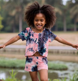 <img src="Pink-Black-Tie-Dye-Short-Sleeve-Tie-up-Front-Crop-Top-Shorts-Rockin-Wonder.jpg" alt="Pink Black Tie-Dye Short Sleeve Tie up Front Crop Top Shorts Rockin Wonder" loading="lazy">