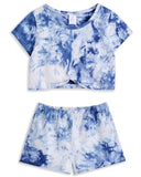 <img src="Blue-White-Tie-Dye-Short-Sleeve-Tie-up-Front-Crop-Top-Shorts-Rockin-Wonder.jpg" alt="Blue White Tie-Dye Short Sleeve Tie up Front Crop Top Shorts Rockin Wonder" loading="lazy">