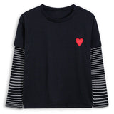 <img src="Black-Tee-Heart-Embroidery-Contrast-Sleeves-Top-Rockin-Wonder.jpg" alt="Black Tee Heart Embroidery Contrast Sleeves Top Rockin Wonder" loading="lazy">