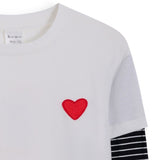 <img src="White-Tee-Heart-Embroidery-Contrast-Sleeves-Top-Rockin-Wonder.jpg" alt="White Tee Heart Embroidery Contrast Sleeves Top Rockin Wonder" loading="lazy">