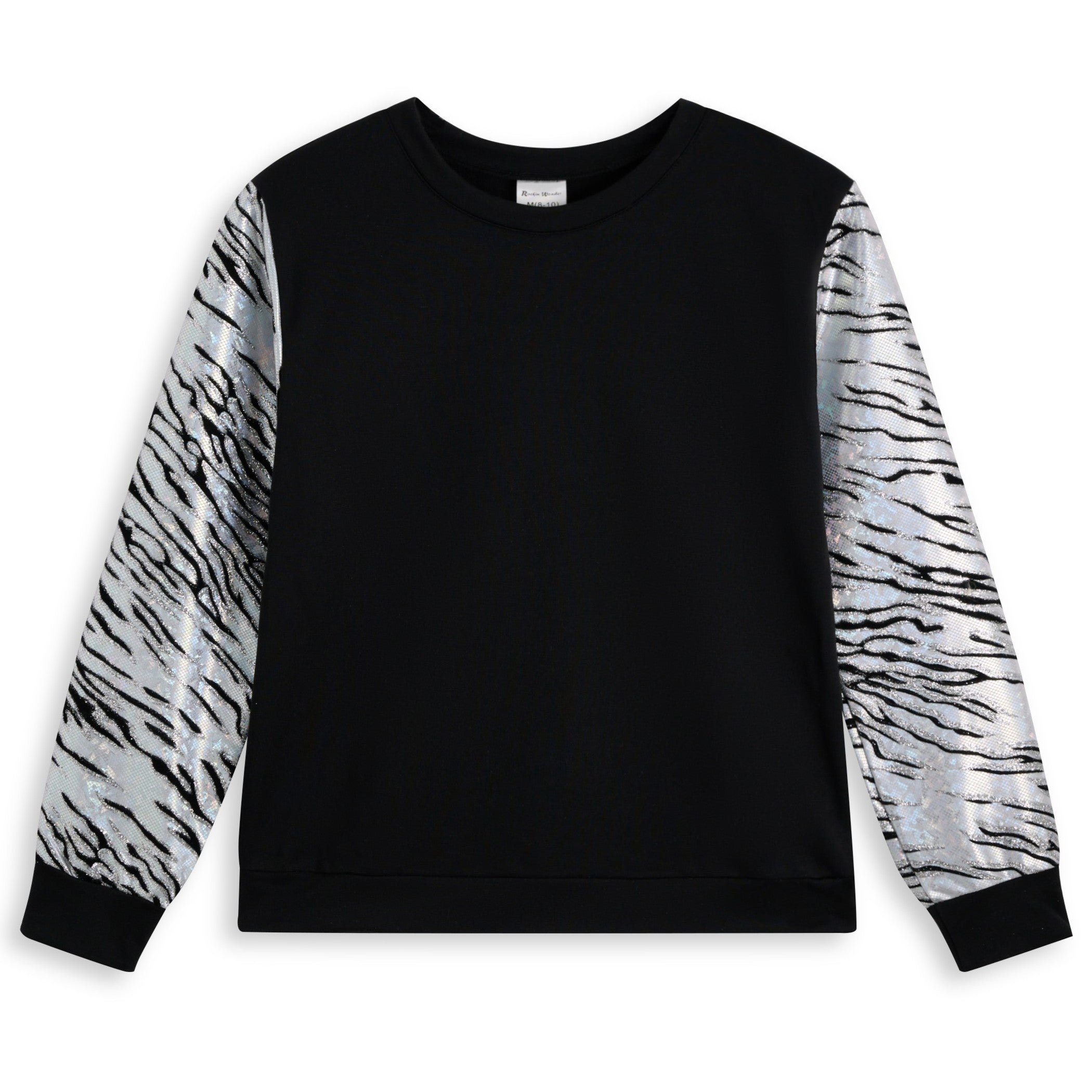 <img src="Black-Silver-Glitter-Zebra-Print-Long-Sleeves-Top-Rockin-Wonder.jpg" alt="Black Silver Glitter Zebra Print Long Sleeves Top Rockin Wonder" loading="lazy">