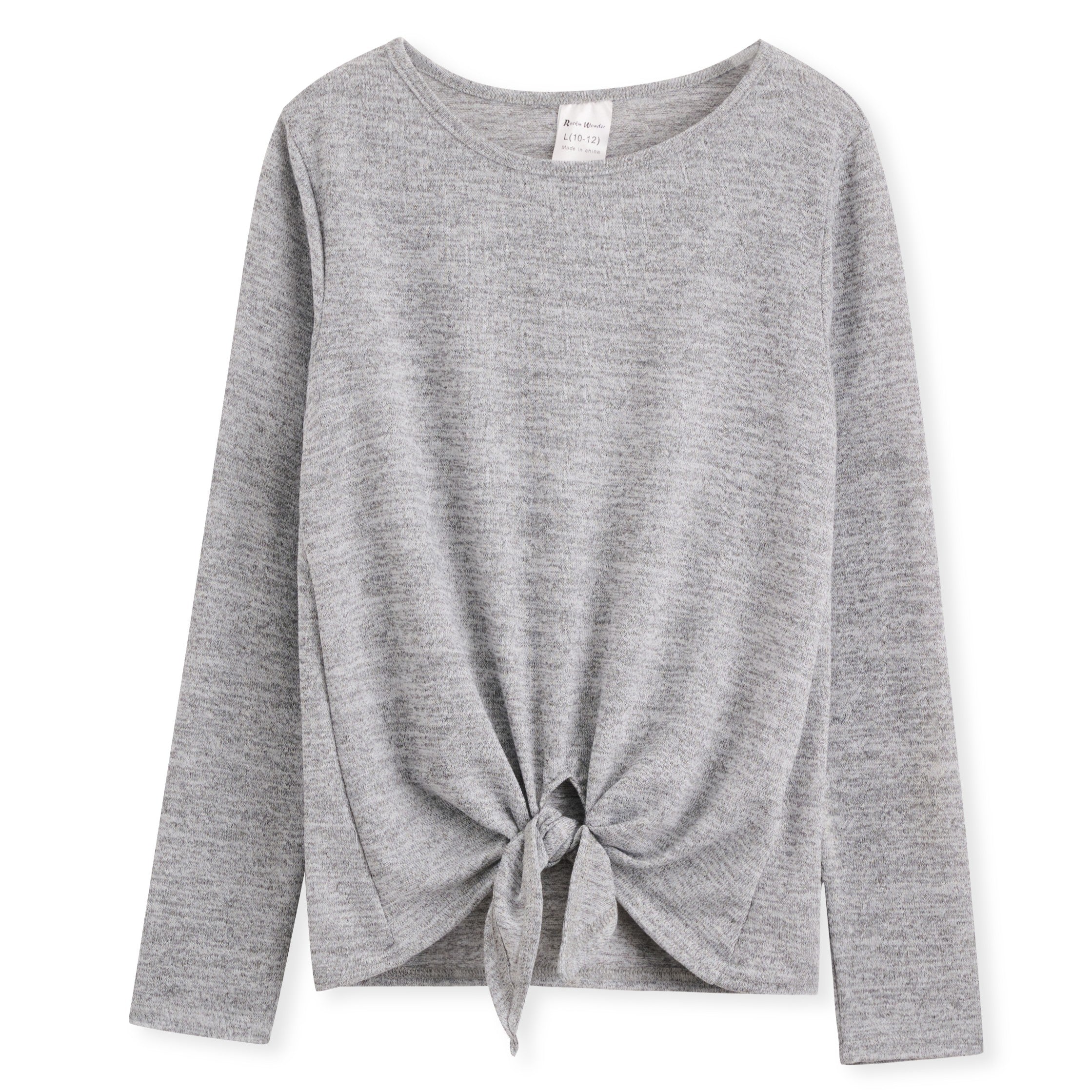 <img src="Gray-Tie-Front-Long-Sleeves-Top-Rockin-Wonder.jpg" alt="Gray Tie Front Long Sleeves Top Rockin Wonder" loading="lazy">