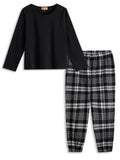 <img src="Black-Long-Sleeve-Top-Black-Plaid-Belted-Joggers-Rockin-Wonder.jpg" alt="Black Long Sleeve Top Black Plaid Belted Joggers Rockin Wonder" loading="lazy">