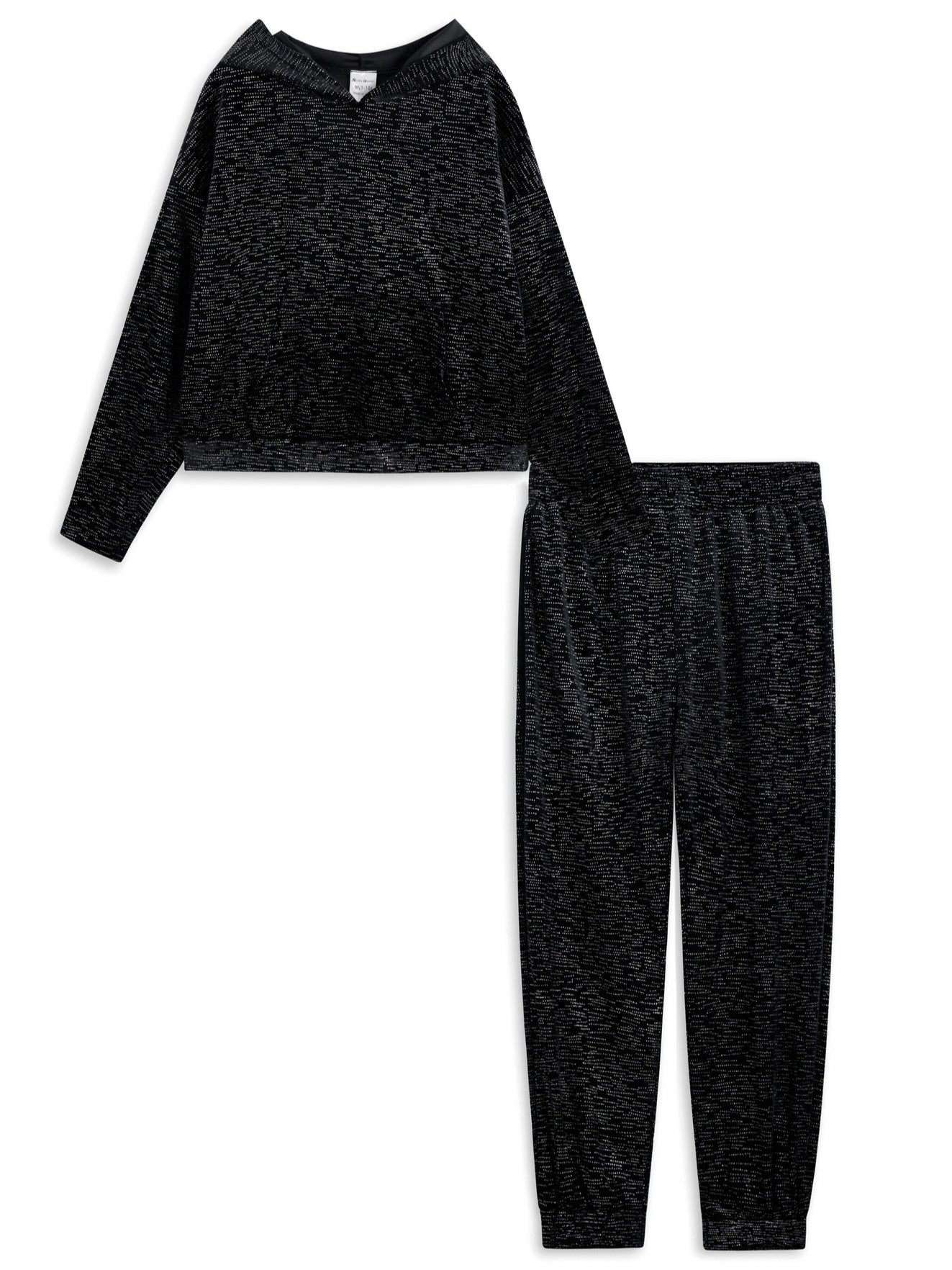 <img src="Black-Glitter-Velvet-Hoodie-Joggers-Rockin-Wonder.jpg" alt="Black Glitter Velvet Hoodie Joggers Rockin Wonder" loading="lazy">