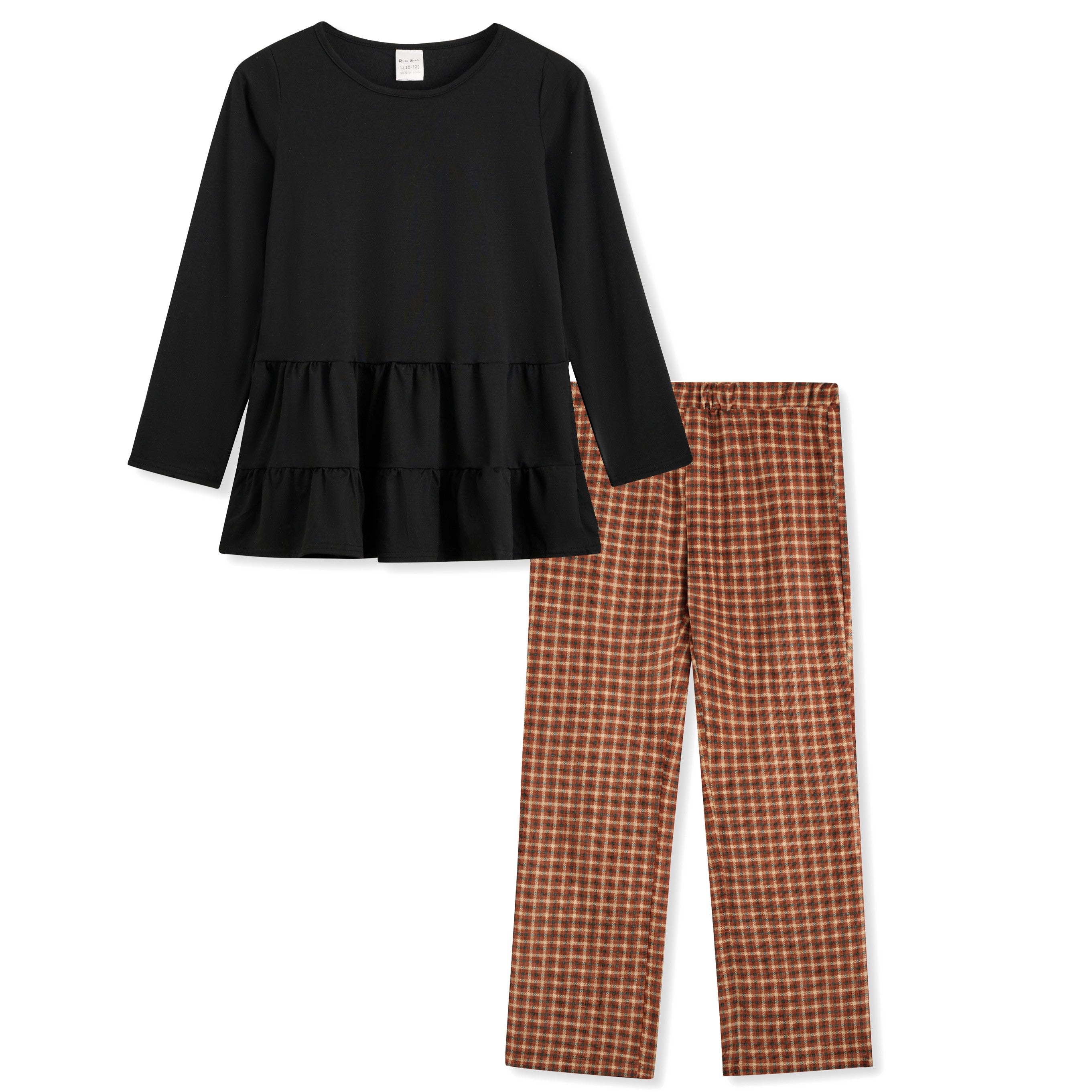 <img src="Black-Long-Sleeve-Tiered-Tunic-Earthy-Yellow-Plaid-Pants-Rockin-Wonder.jpg" alt="Black Long Sleeve Tiered Tunic Earthy Yellow Plaid Pants Rockin Wonder" loading="lazy">