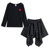 <img src="Black-Tee-Heart-Embroidery-Long-Sleeves-Top-White-Black-Plaid-Handkerchief-Skirt-Rockin-Wonder.jpg" alt="Black Tee Heart Embroidery Long Sleeves Top White Black Plaid Handkerchief Skirt Rockin Wonder" loading="lazy">
