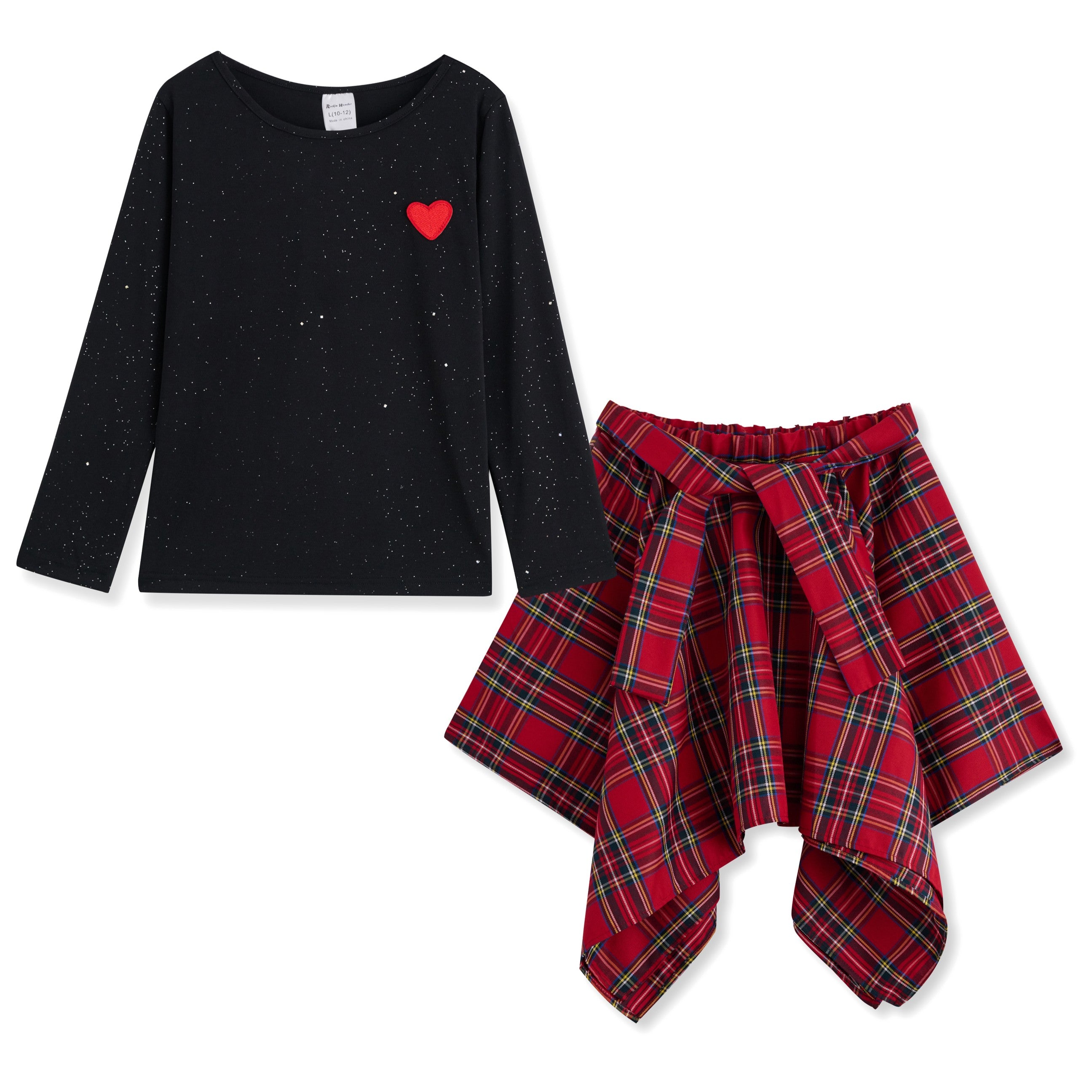 <img src="Black-Tee-Heart-Embroidery-Long-Sleeves-Top-Red-Plaid-Handkerchief-Skirt-Rockin-Wonder.jpg" alt="Black Tee Heart Embroidery Long Sleeves Top Red Plaid Handkerchief Skirt Rockin Wonder" loading="lazy">
